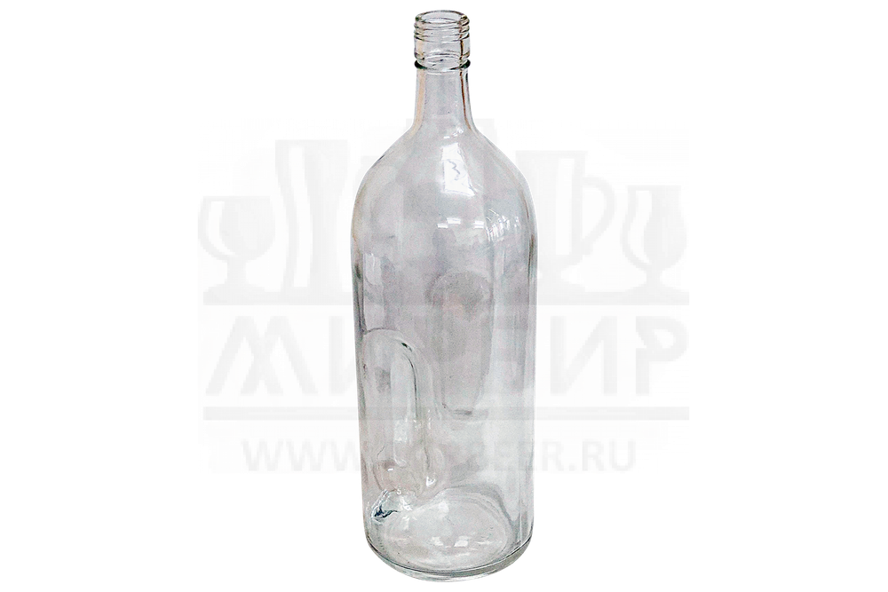 Бутылка стеклянная "Псков" с пробкой, 1,75 л