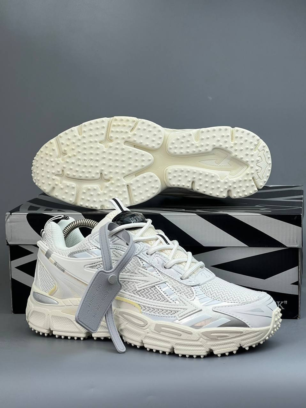 Кроссовки OffWhite Energy #259 (беж.)