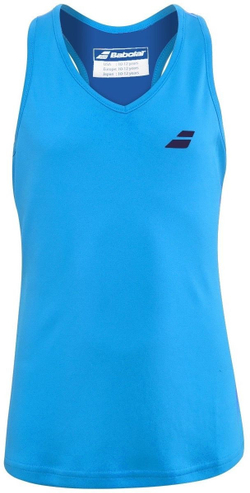 Футболка для девочки теннисная Babolat Play Tank Top Girl - небесный