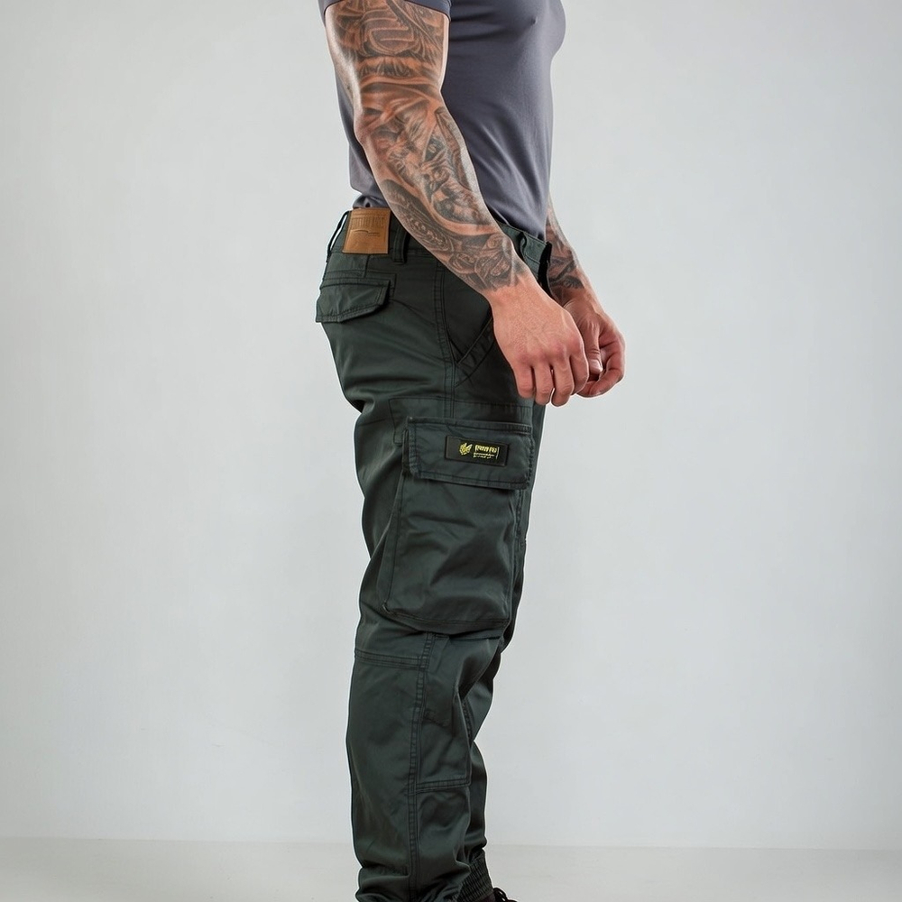 Карго штаны темно-серые Yakuza Premium 3951