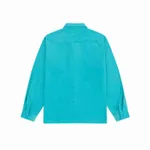 Рубашка Ymkashix Velvet Button бирюзовая