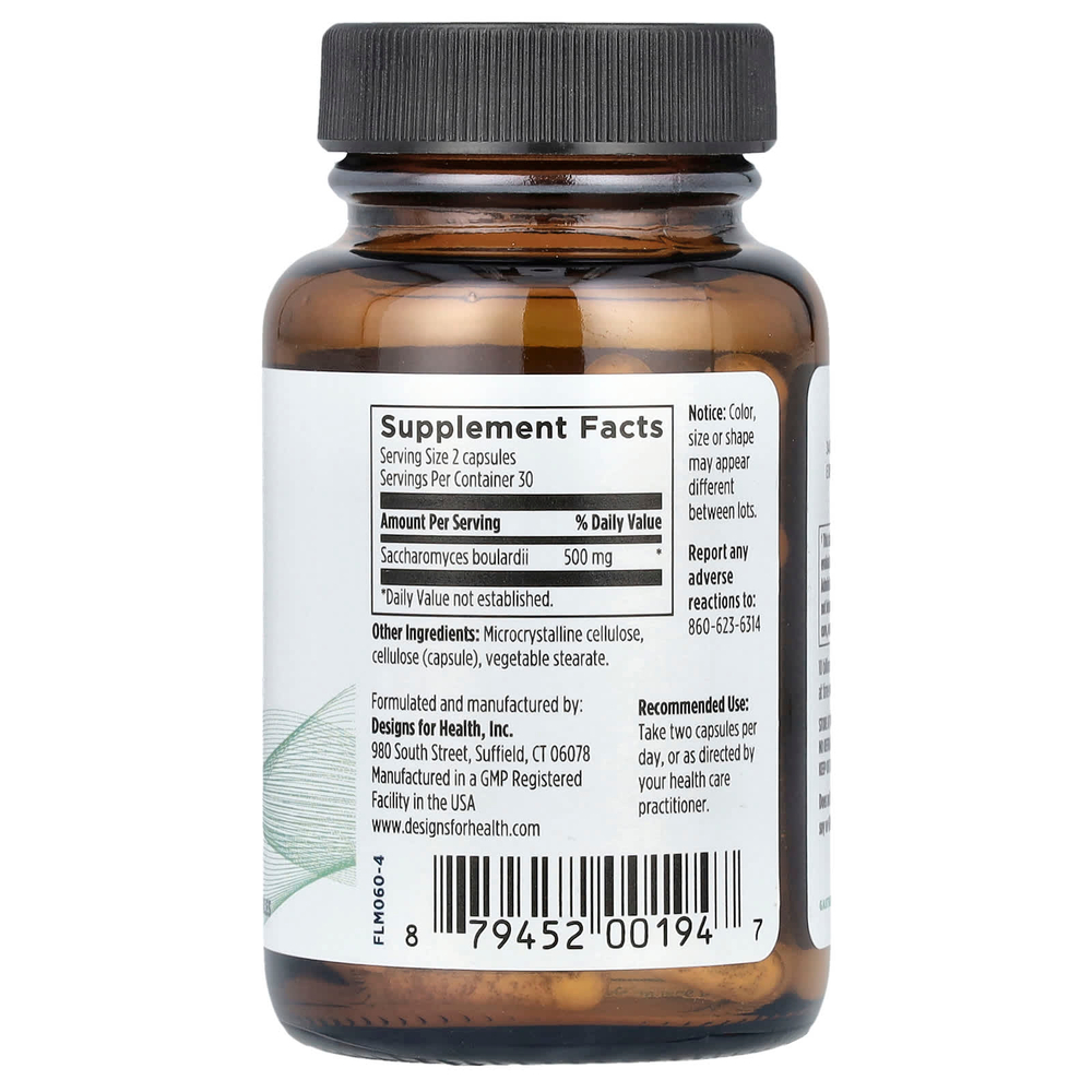 Designs For Health, FloraMyces™, 60 Vegetarian Capsules (250 mg per Capsule)