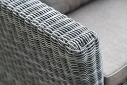 "Капучино Cингл" лаунж-зона из искусственного ротанга, цвет графит