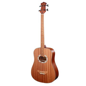 Электроакустическая бас-гитара, с чехлом, MiLena-Music ML-AB1-MAH/EQ