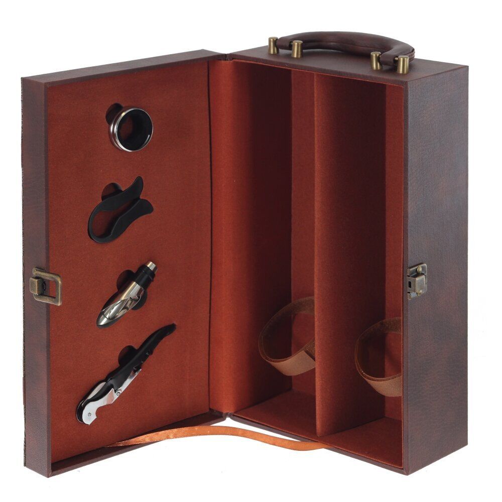 GAEM Шкатулка для бутылок с набором сомелье, L19,5 W12 H35 см