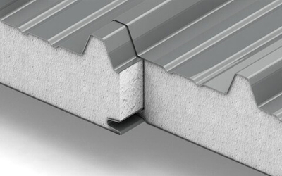 Кровельная сэндвич панель с пенополистиролом 60 мм