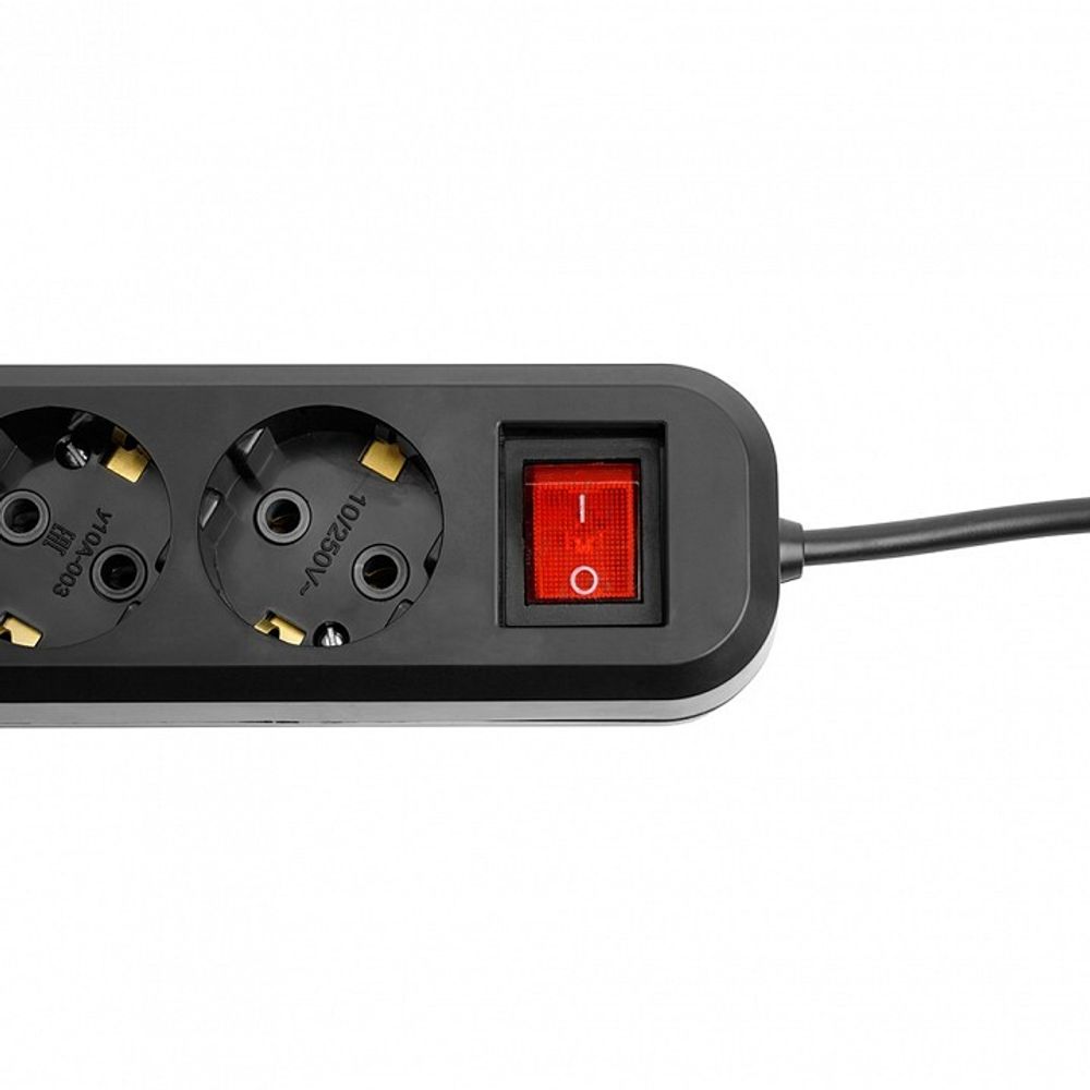 Удлинитель с выключателем Stekker Home 50424