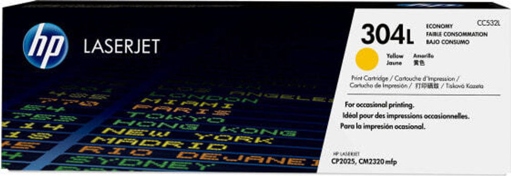 HP 304L тонерный картридж 1 шт Подлинный Желтый CC532L