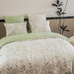 Комплект постельного белья Делюкс Сатин 100% хлопок на резинке LR624