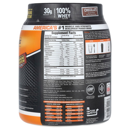 Body Fortress, Super Advanced Whey Protein, улучшенный сывороточный протеин, со вкусом шоколада, 810 г (1,78 фунта)