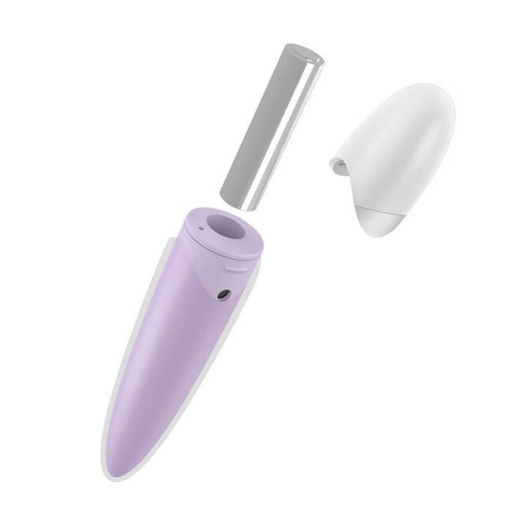 Мини-вибратор OVO (5 режимов) (Цвет: сиреневый с белым)