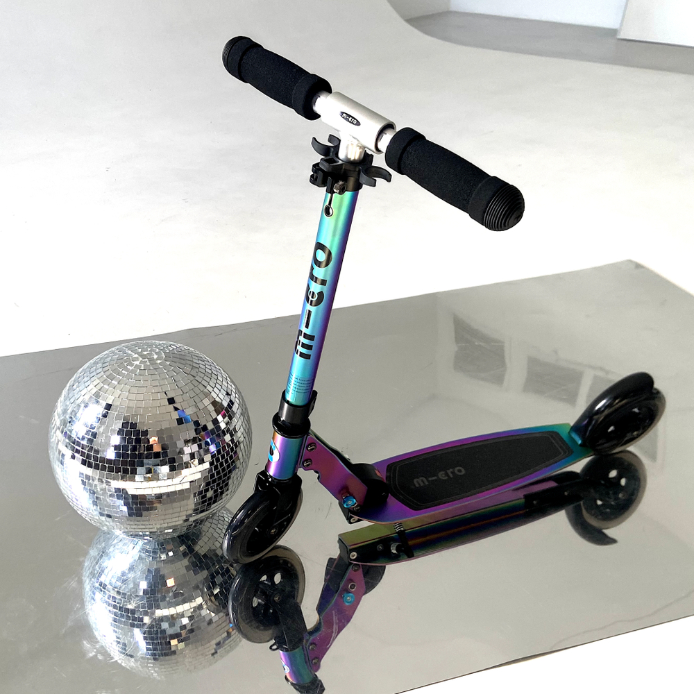 Самокат Micro Speed+ неохром