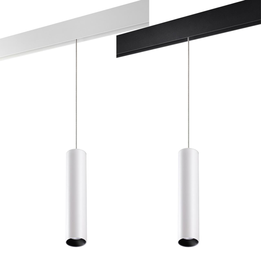 358633 SHINO NT21 066 белый Трековый низковольтный св-к диммируемый с ДУ, со сменой цв.температуры IP20 LED 3000~6500К 12W 48V FLUM