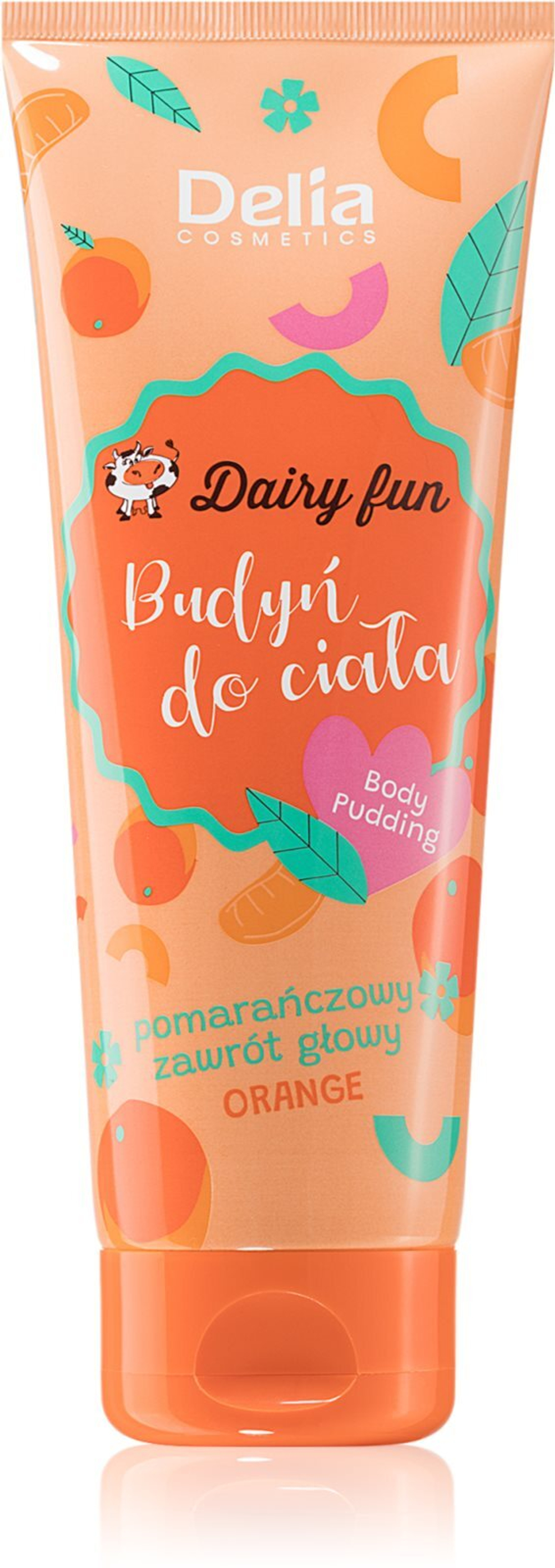 Delia Cosmetics Dairy Fun - успокаивающая пена для тела /  Orange 250  ml  / GTIN 5906750800905