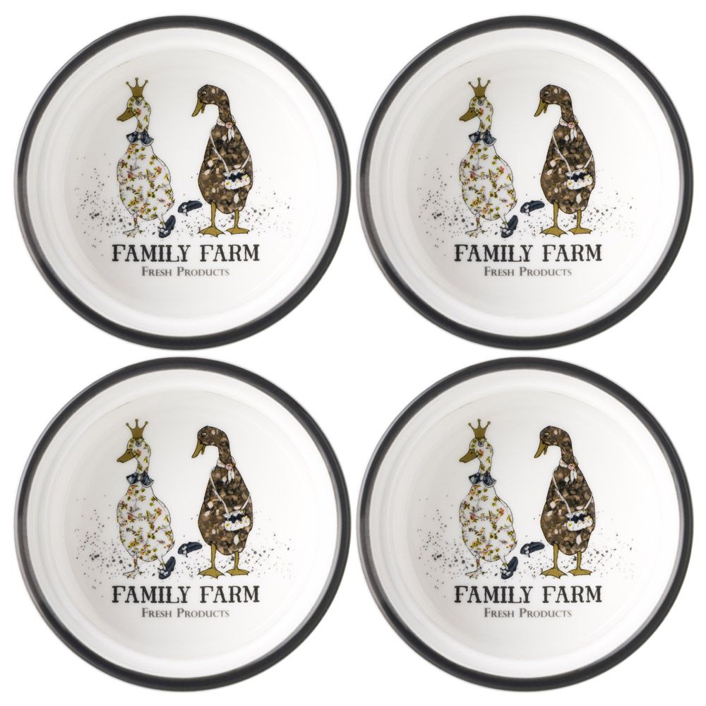 НАБОР РАМЕКИНОВ LEFARD "FAMILY FARM" 4 ШТ. 8,8*8,8*4,4 СМ 160 МЛ (КОР=12НАБ.)