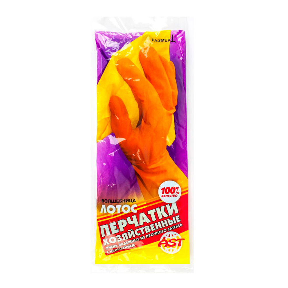 Перчатки рез. плотные ЛОТОС (12пар/20уп)