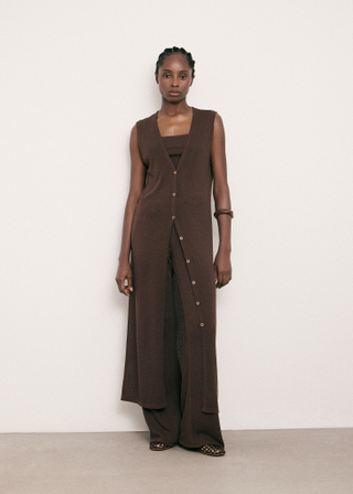 Кардиган SAINT-TROPEZ, шоколадный