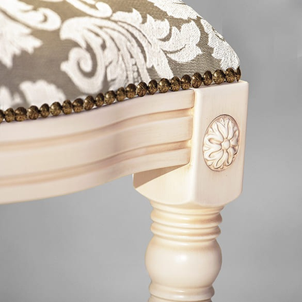 ФЛОРИАНА Банкетка одноместная квадратная (цвет БЕЖ)