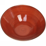 Салатник керамический «Corsica orange» 22*7см