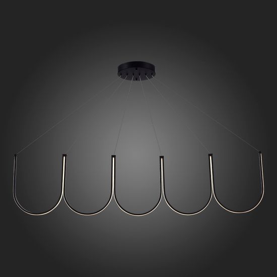 SL6202.413.01 Светильник подвесной ST-Luce Черный LED 1*68W 3000K HEIT