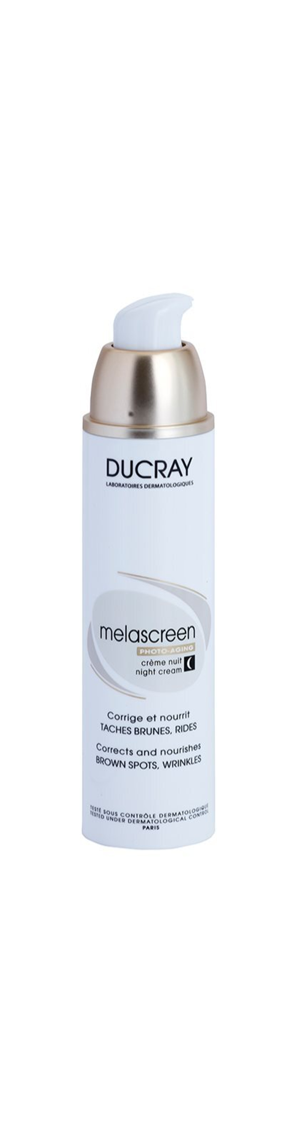 Ducray Melascreen - ночной питательный крем от пигментных пятен и морщин /   50  ml  / GTIN 3282770055108