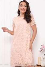 Платье "Шантильи" (персик) П5789 LT Collection (Акция)