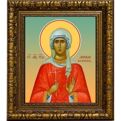 Зинаида Чудотворица Кесарийская. Икона на холсте.