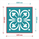 Клеевой трафарет 008