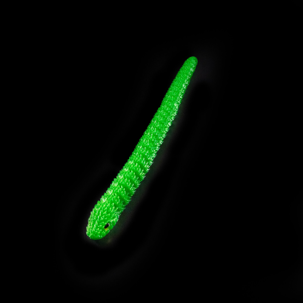 Фигурка змеи, змея игрушка антистресс "шипастая", зеленая, 32 см.