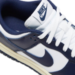 Кроссовки Nike Dunk Low "Midnight Navy And White" (Женская размерная сетка)