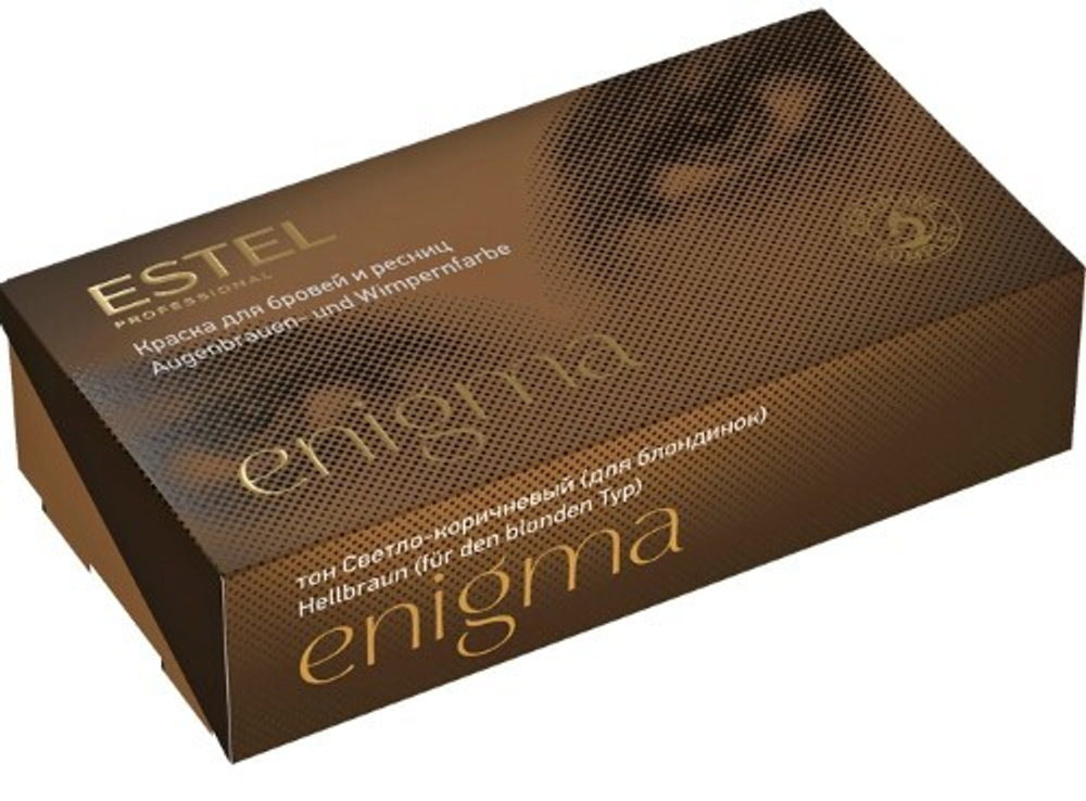 Estel Enigma Краска для бровей и ресниц светло-коричневый № 5
