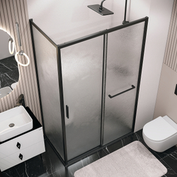 Душевой уголок Grossman Style 130х70 120.K33.05.1370.21.02 профиль Черный матовый стекло шиншилла