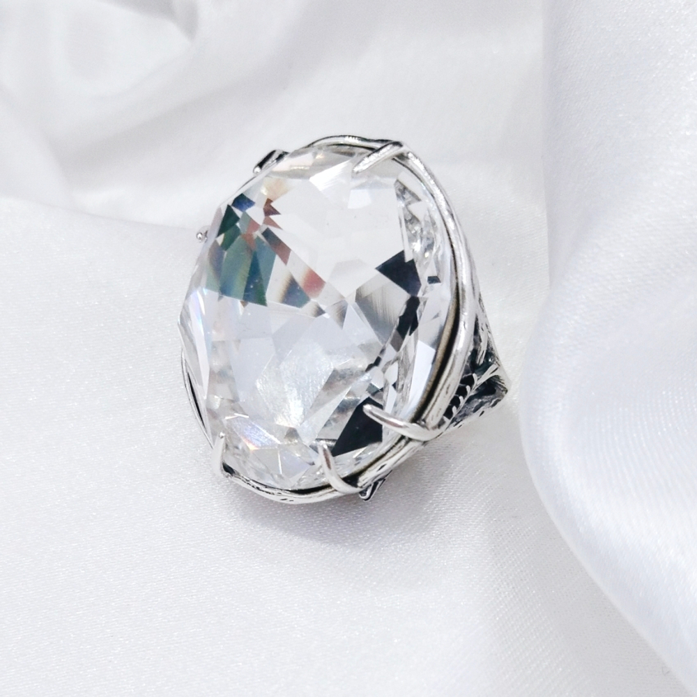 "Кейра" кольцо в серебряном покрытии из коллекции "Заповедник" от Jenavi