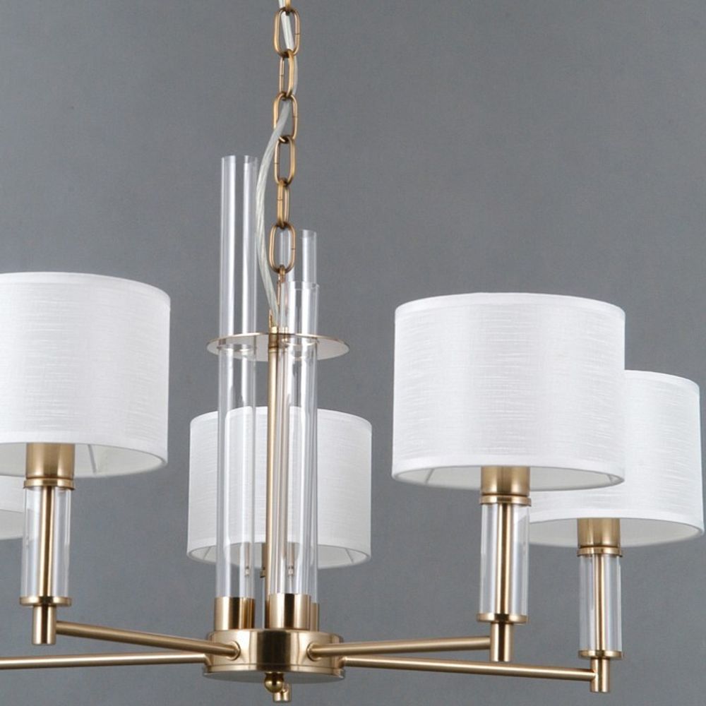 Подвесная люстра ILLUMICO GENOA IL0755-5PSQ-25 BRASS GENOA