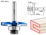 ЗУБР 50,8x6мм, хвостовик 8мм, фреза горизонтально-пазовая