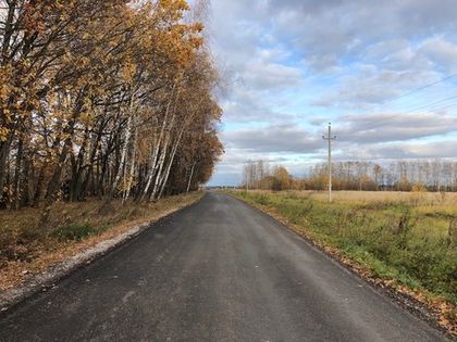 Отличная асфальтированная подъездная дорога к «Романовскому Парку»