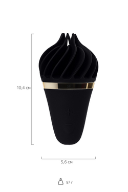 Вибромассажер Satisfyer layons Sweet Treat, силикон, черный, 10,4 см.