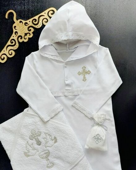 Крестильный набор "Лучик" серебро