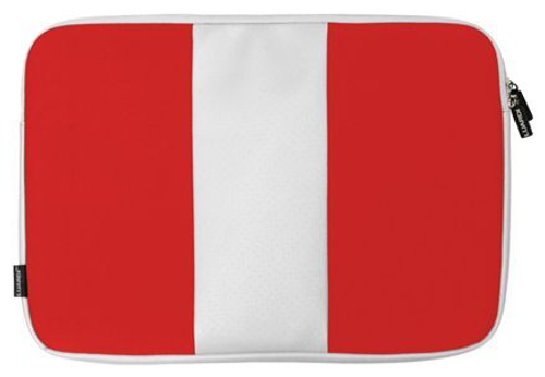 Чехол для ноутбука Luardi Classic для MacBook Pro 15" - бело-красный (LFNS154212)