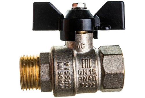 Кран шар 1/2" ду15мм б г/ш 218.LB1.012