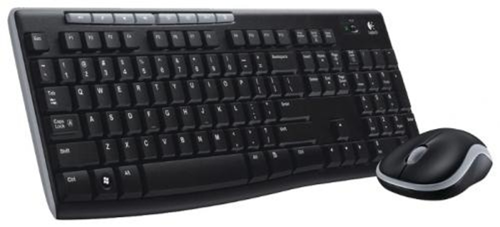 Клавиатура Logitech Wireless Combo MK270 черный