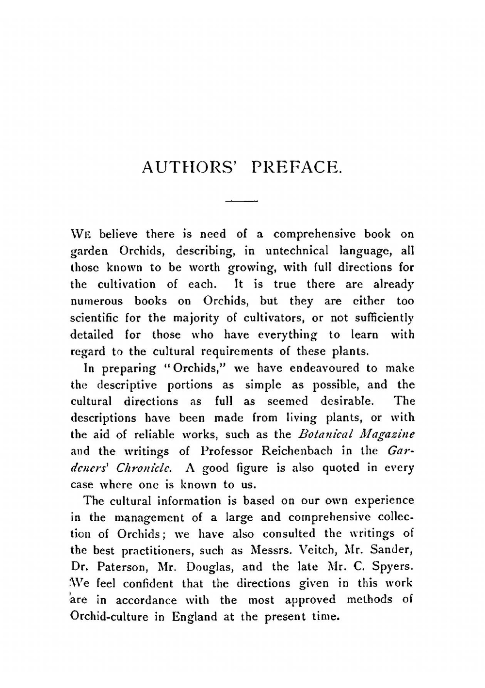 Orchids; their culture and management. With descriptions of all the kinds in general cultivation | Watson William