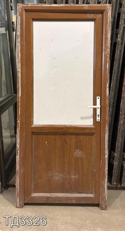 Дверь пластиковая входная Б/У 2000(в) x 900(ш)