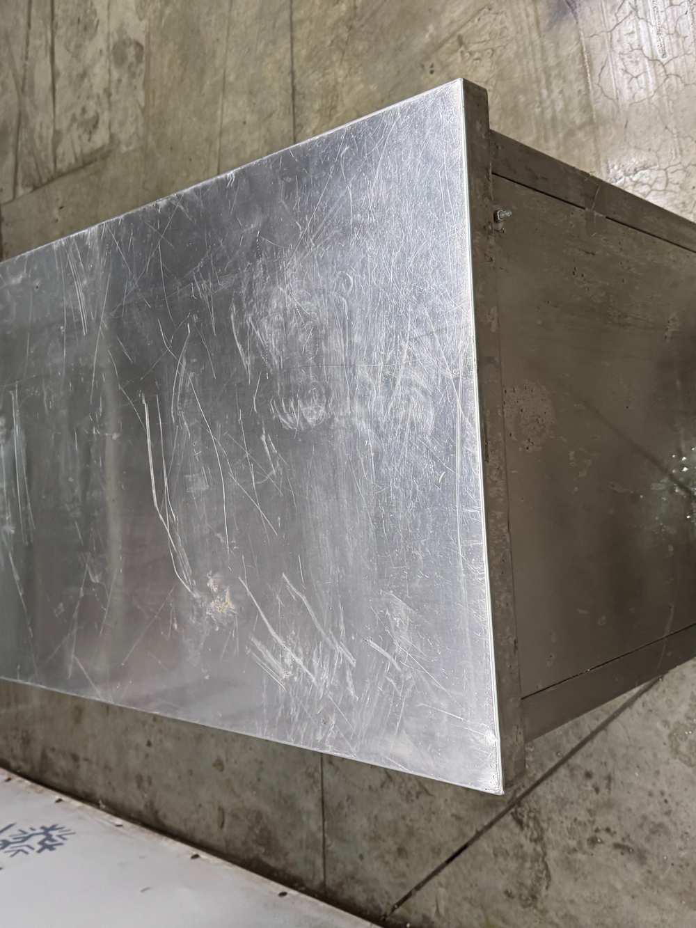 Стол-купе из нержавеющей стали 1200х600х860 (без борта)