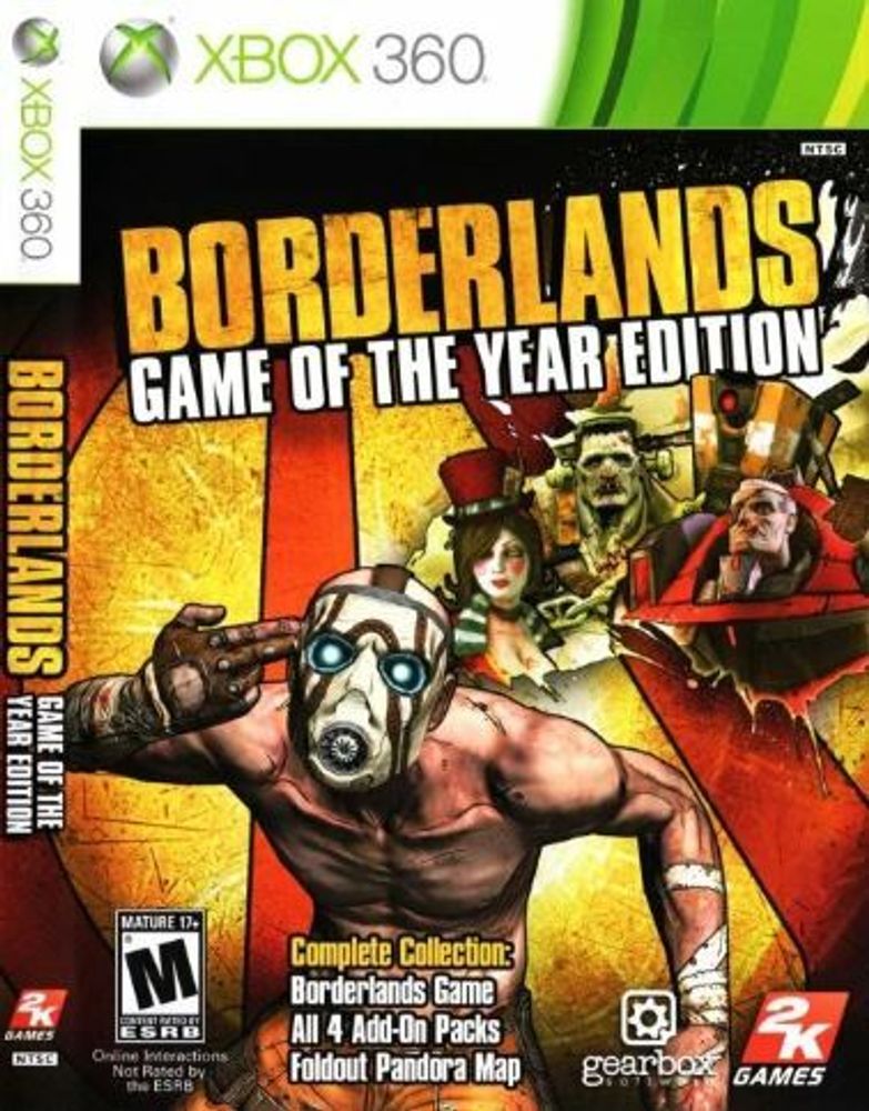 Borderlands GOTY Xbox 360 Б\У