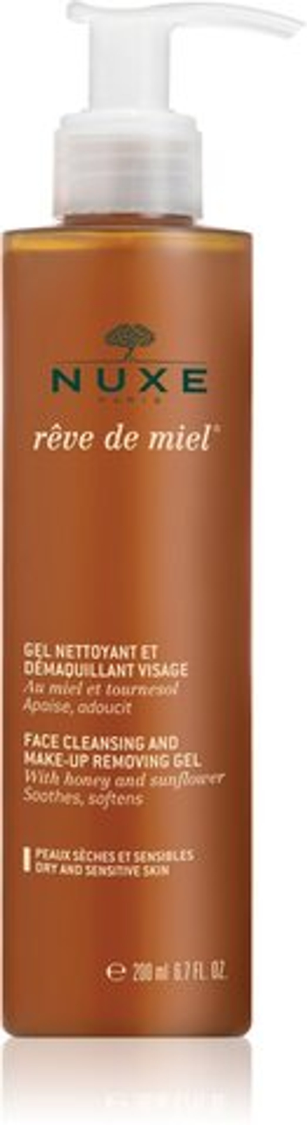 Nuxe Rêve de Miel - очищающий гель для чувствительной и сухой кожи /   200  ml  / GTIN 3264680004070