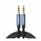 Ugreen AV112 Cable Gold Plated Metal Case with Braid Blue 3m