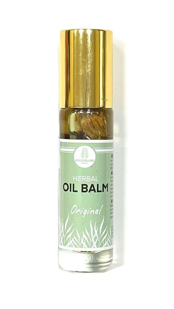 Бальзам от головной боли и тошноты травы COCO BLUES Herbal Oil Balm Original 10 гр