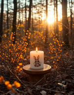 Трансфер переводной - декаль для свечей и гипса зверушки 004 А5