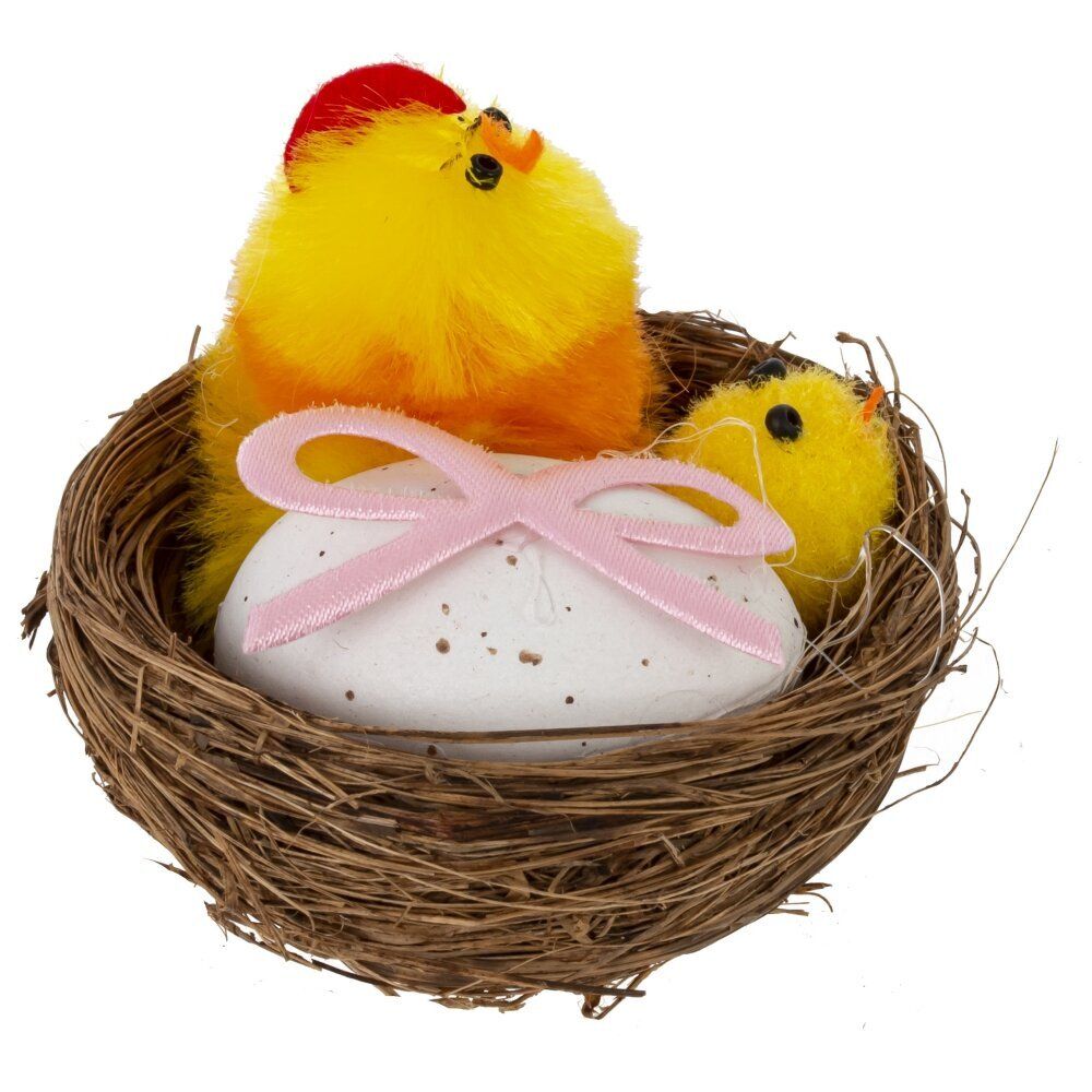 GAEM Набор из 2-х изделий декоративных "Гнездо пасхальное" (5,5*4), L11 W6 H6 см